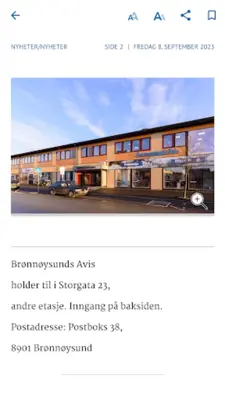 Brønnøysunds eAvis android App screenshot 10