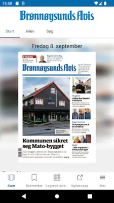 Brønnøysunds eAvis android App screenshot 11