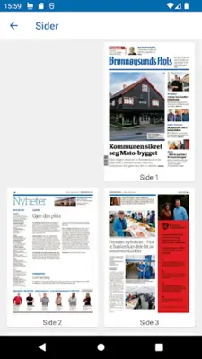 Brønnøysunds eAvis android App screenshot 8
